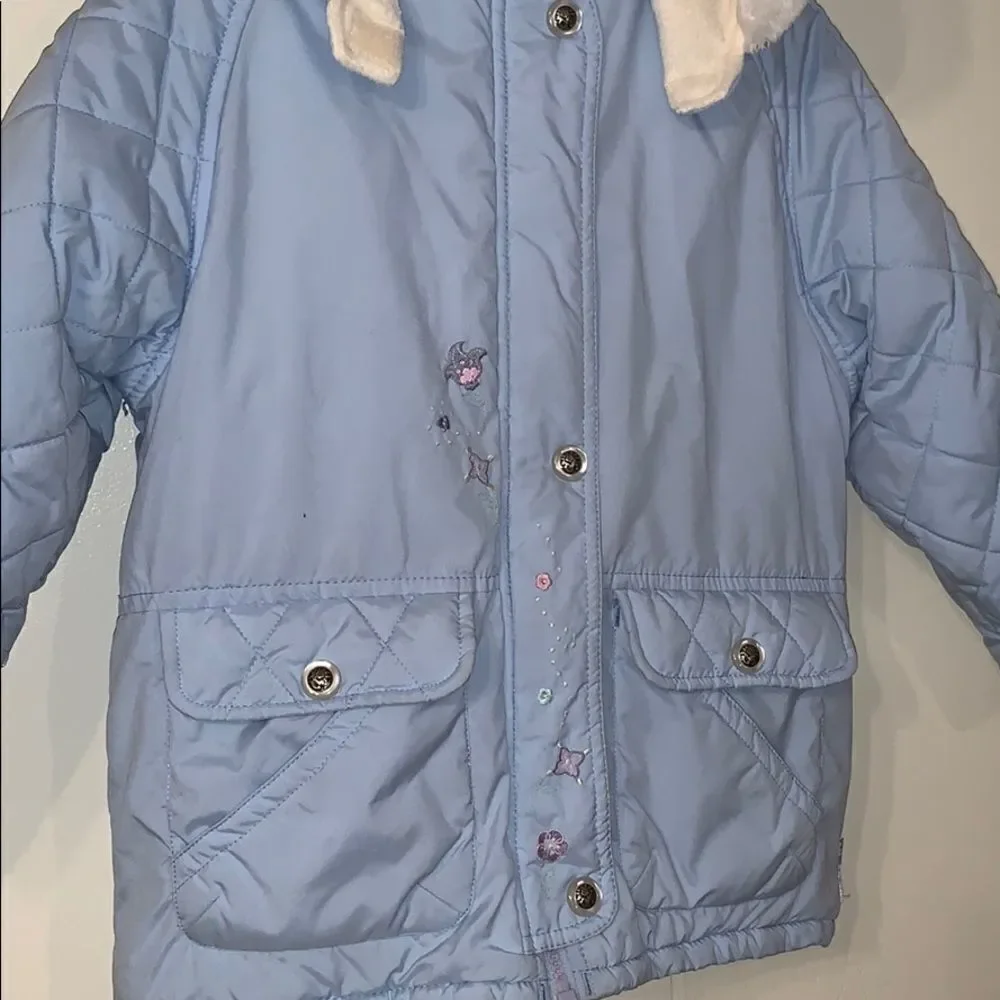 Vtg Healthtex light blue filled winter coat‎